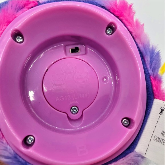 Vtg Hatchimals Plush Giraven Dragon Purple Pink Battery Operated Toys Tested - Picture 6 of 9